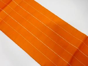 縞模様織り出し　袋帯